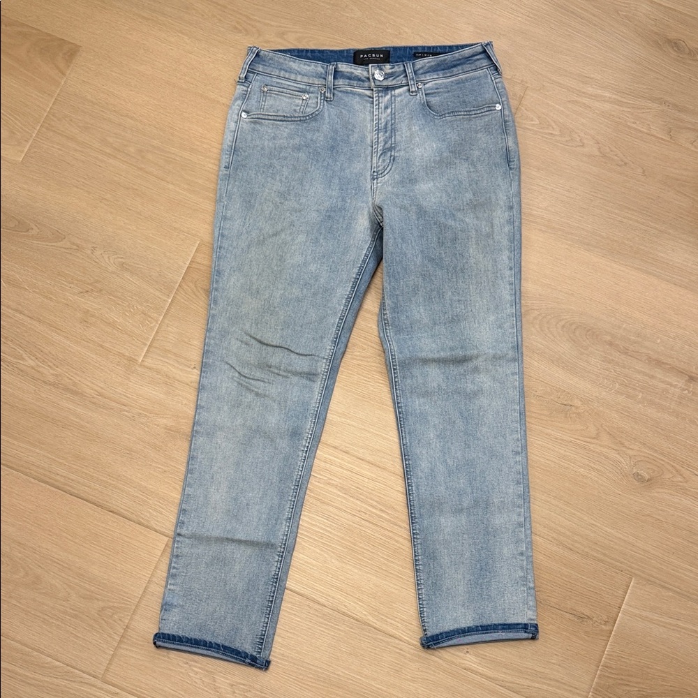 PACSUN Light Blue Skinny Jeans